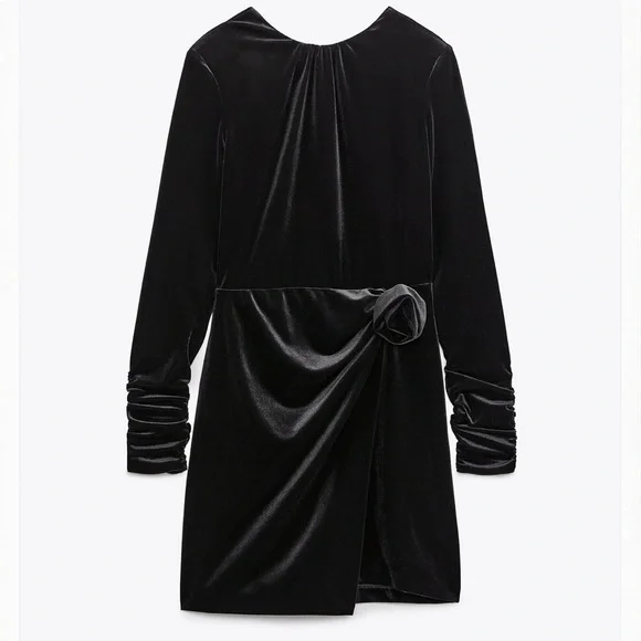 chinese dress ladies Square Neck Long Sleeve Women Maxi Dress  Zara-Craft